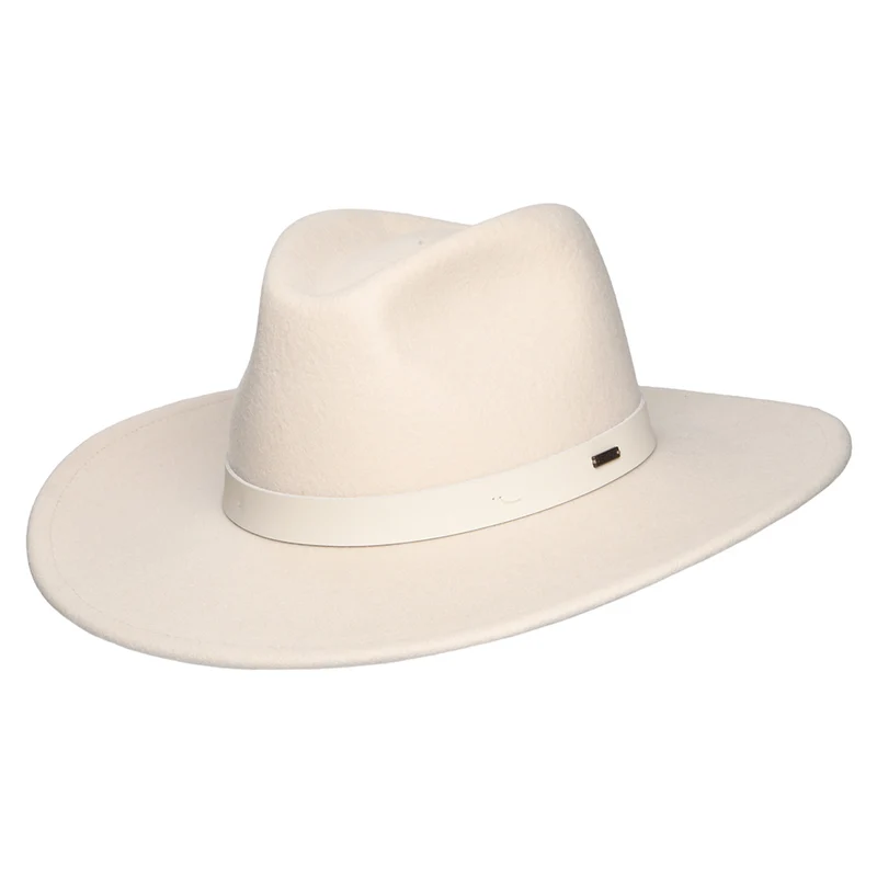 Chapeau Fedora en Laine Feutrée Harper crème BRIXTON