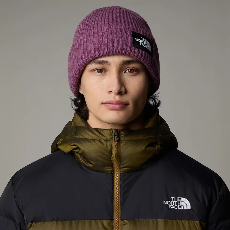 Bonnet Doublé Salty mauve foncé THE NORTH FACE