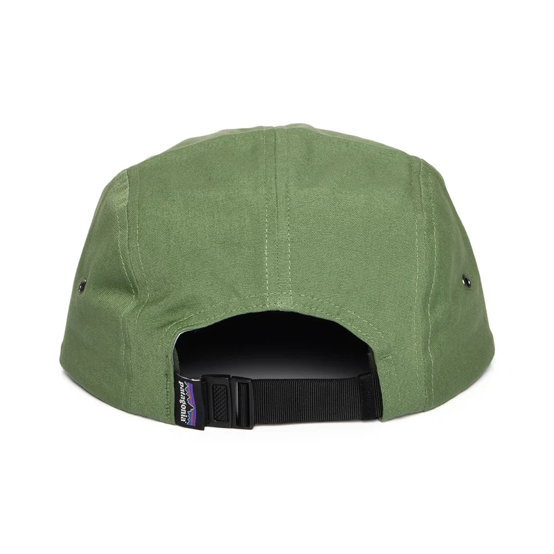 Casquette 5 Panel en Coton Bio Shop Sticker Graphic Maclure bleu clair-vert PATAGONIA