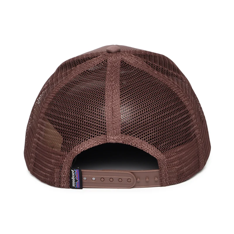 Casquette Trucker en Coton Bio LoPro P-6 Logo mauve PATAGONIA