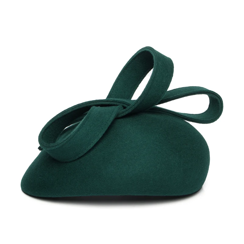 Chapeau Calot en Laine Jenny forêt WHITELEY