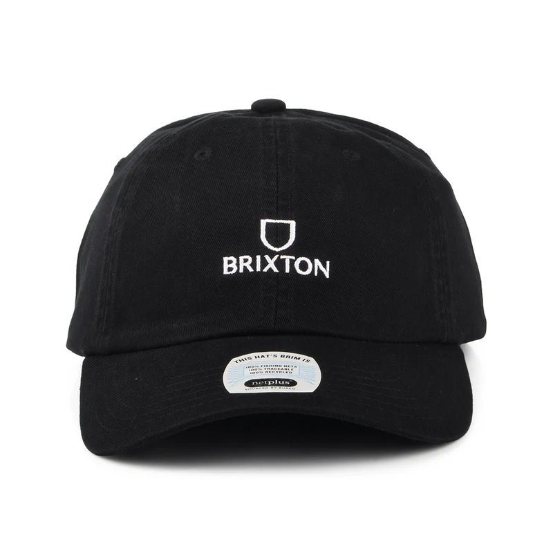 Casquette en Coton Alpha NetPlus LP noir-blanc BRIXTON