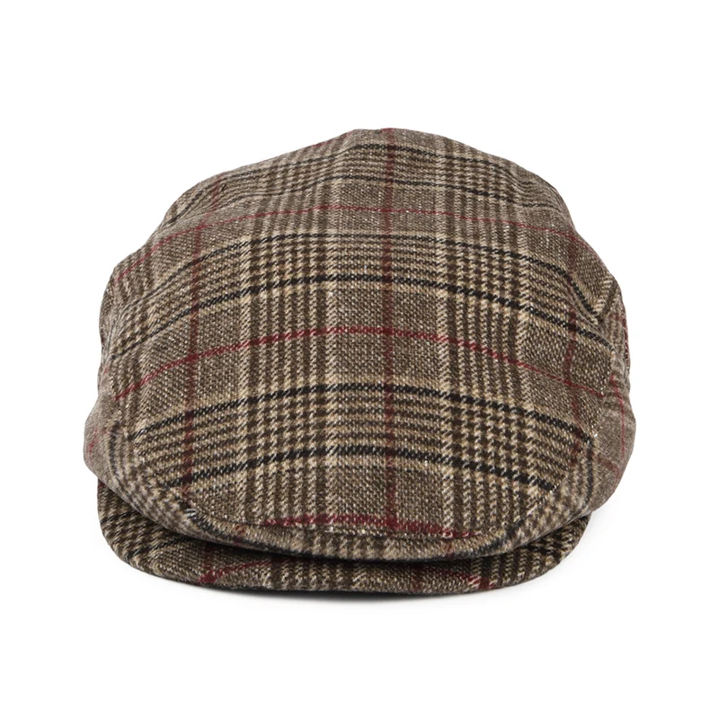 Casquette Plate à Carreaux Hooligan 20ème Anniversaire marron-multicolore BRIXTON