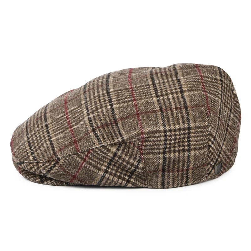 Casquette Plate à Carreaux Hooligan 20ème Anniversaire marron-multicolore BRIXTON