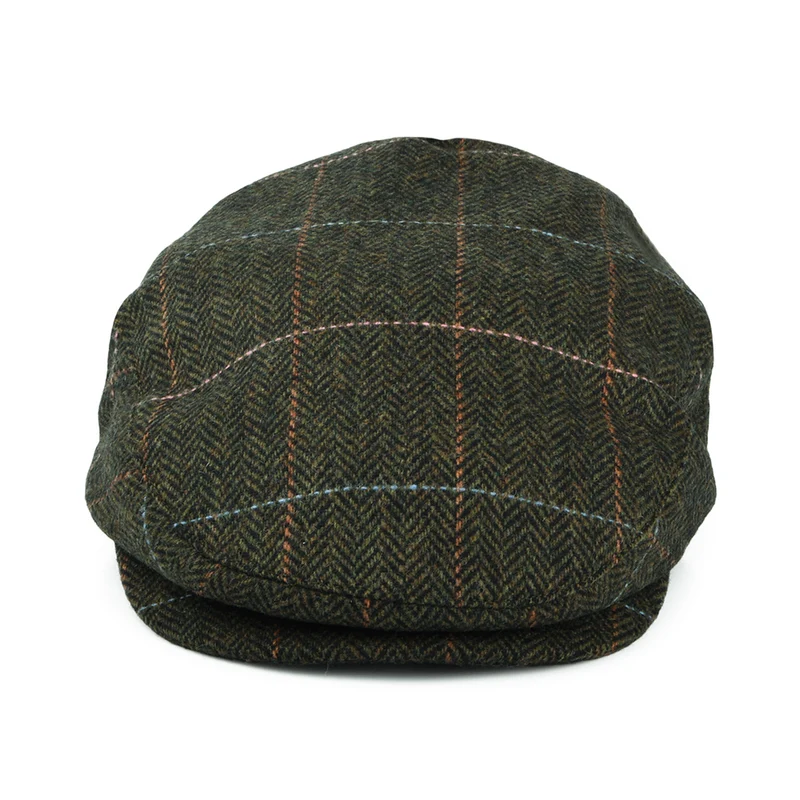 Casquette Plate à Carreaux et Chevrons Hooligan bronze-noir BRIXTON