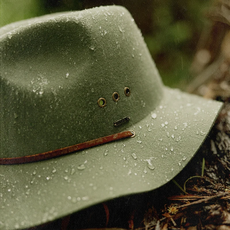 Chapeau Fedora Wesley Weather Guard mousse clair BRIXTON