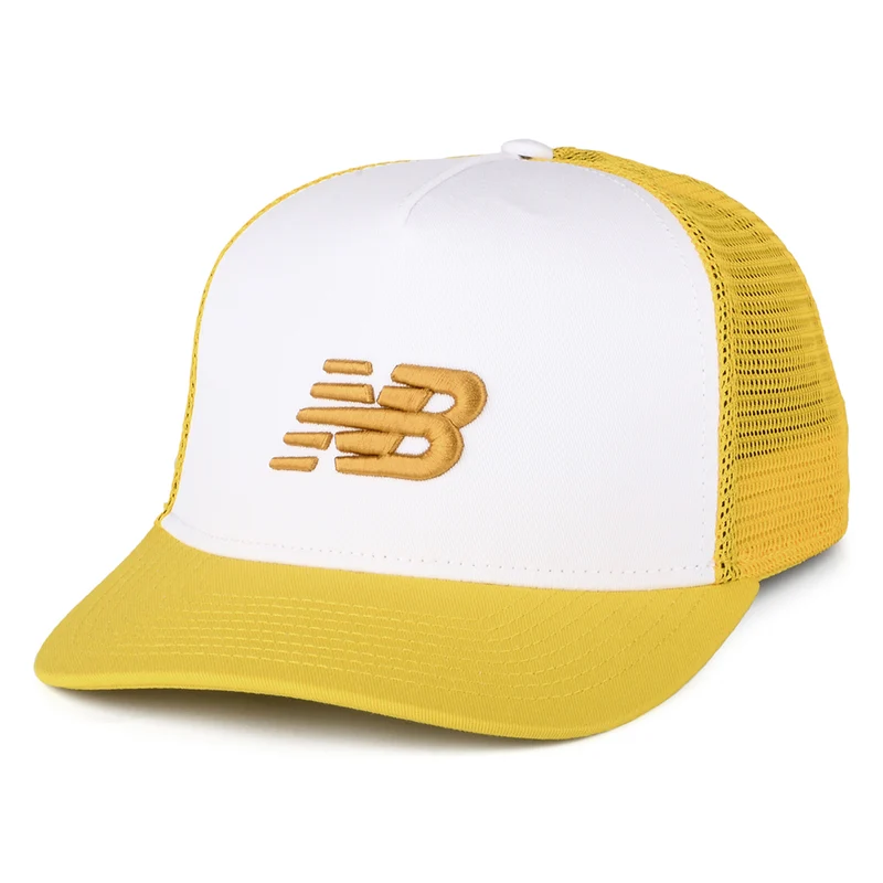 Casquette Trucker Sport Essentials blanc-citron NEW BALANCE