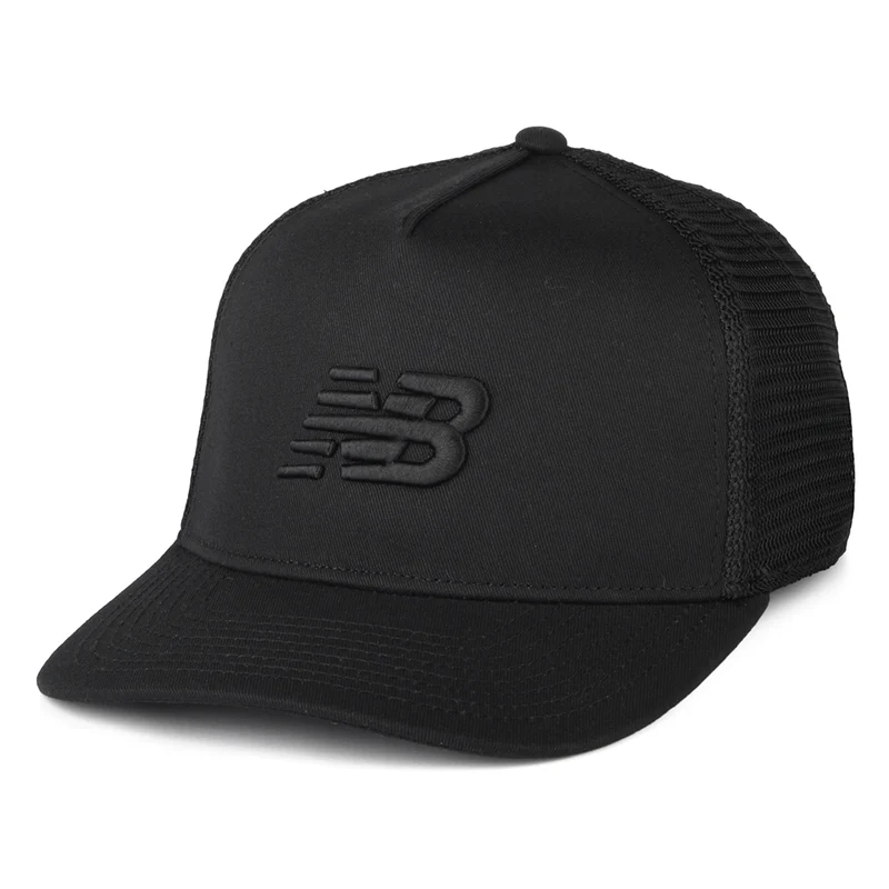 Casquette Trucker Sport Essentials noir sur noir NEW BALANCE