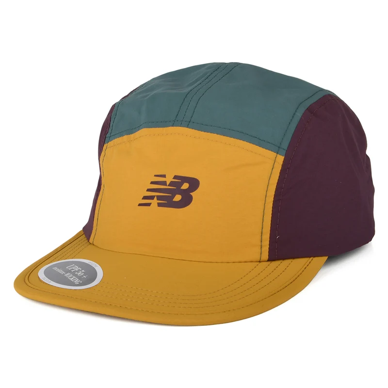Casquette 5 Panel Recyclé Everyday moutarde-epicéa-prune NEW BALANCE