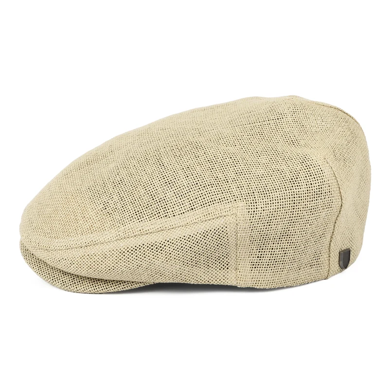 Casquette Plate Légère en Paille Toyo Hooligan naturel BRIXTON
