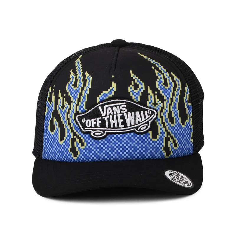 Casquette Trucker Enfant Pixel Flame noir VANS