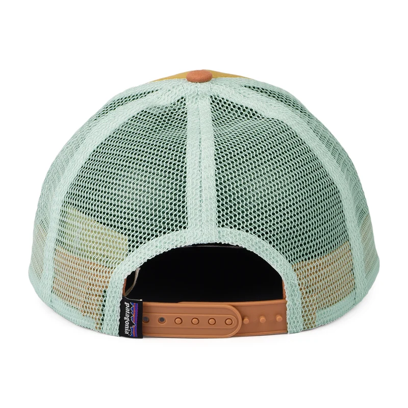 Casquette Trucker en Coton Bio LoPro P-6 Logo moutarde-argile PATAGONIA