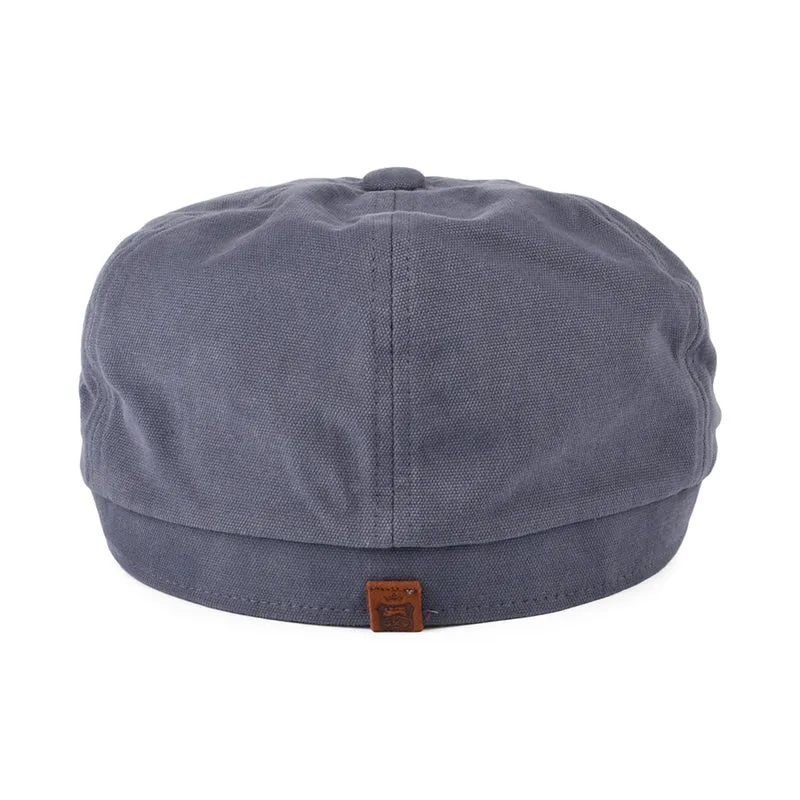 Casquette Gavroche en Toile de Coton Hudson ardoise-brique FAILSWORTH