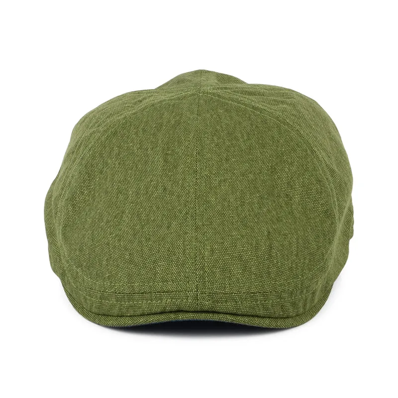 Casquette Plate Bec-de-Canard en Coton Porto vert-bleu sarcelle FAILSWORTH