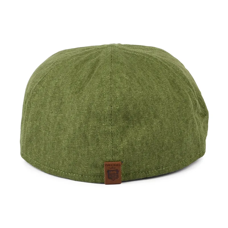 Casquette Plate Bec-de-Canard en Coton Porto vert-bleu sarcelle FAILSWORTH