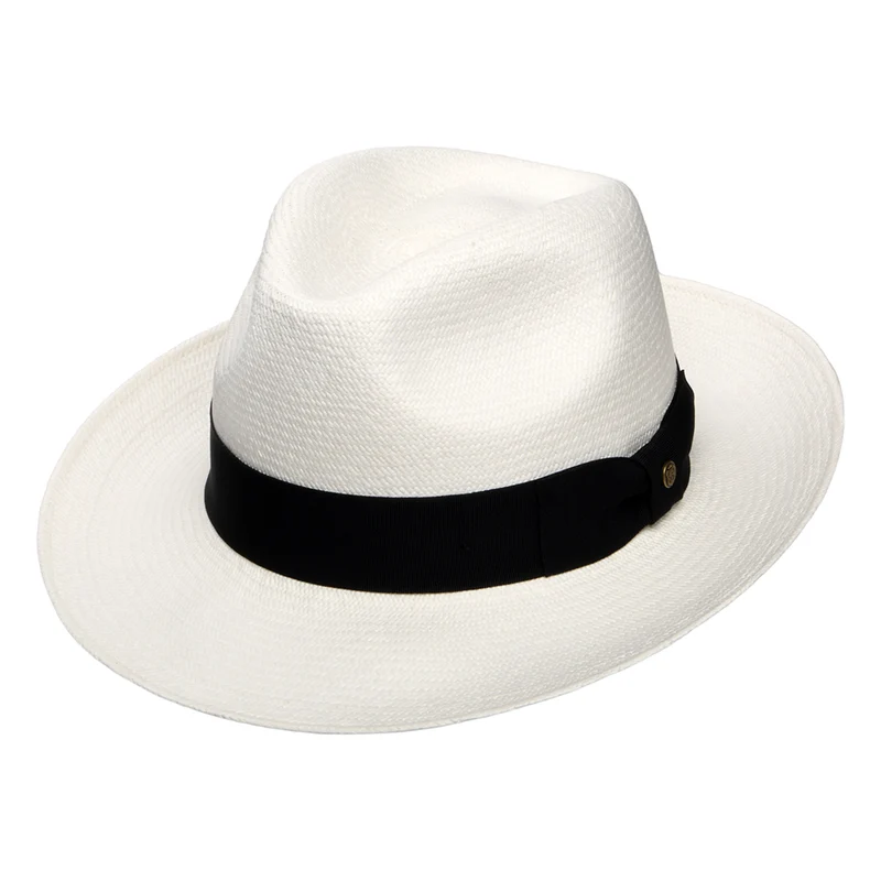 Chapeau Fedora Panama Grade 8 décoloré FAILSWORTH
