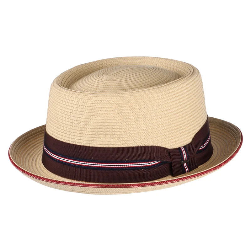 Chapeau Pork Pie Carver naturel BAILEY