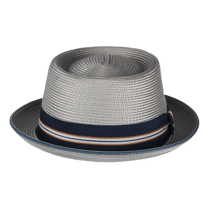 Chapeau Pork Pie Carver gris BAILEY