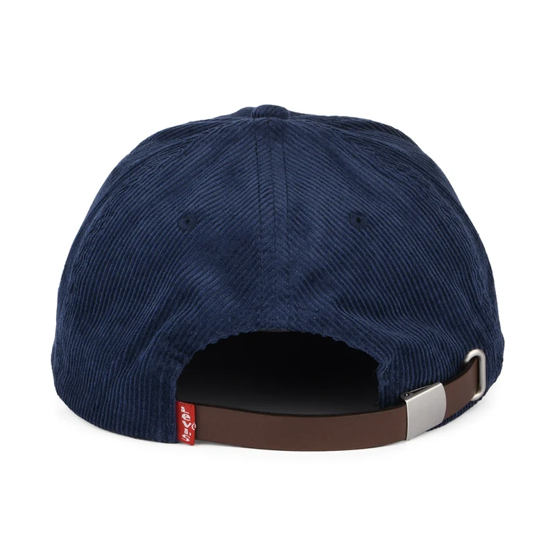 Casquette en Velours Côtelé Holiday bleu marine LEVI'S