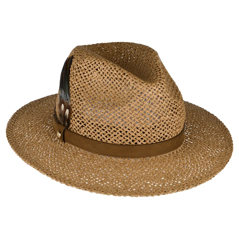 Chapeau Fedora Été Tatton beige sable FAILSWORTH