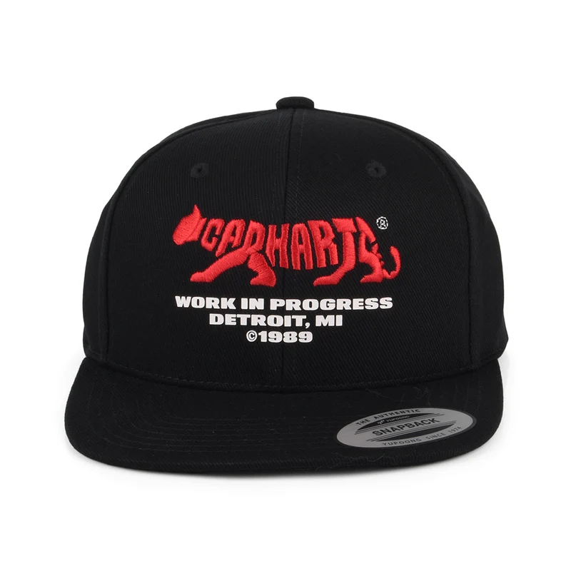 Casquette Snapback en Coton Rocky noir CARHARTT WIP