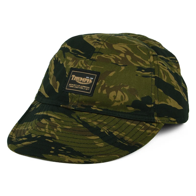 Casquette Militaire en Coton Sergé Grunt camouflage TRIUMPH MOTORCYCLES