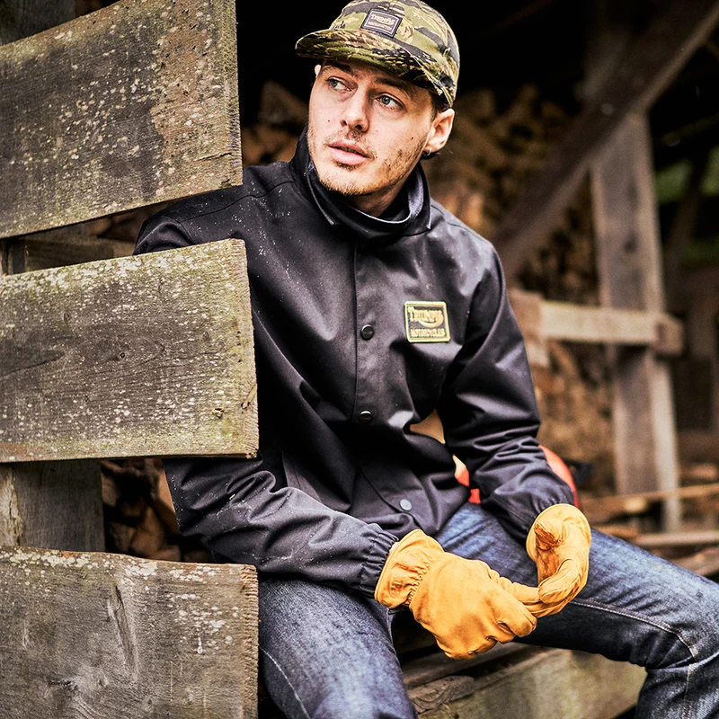 Casquette Militaire en Coton Sergé Grunt camouflage TRIUMPH MOTORCYCLES