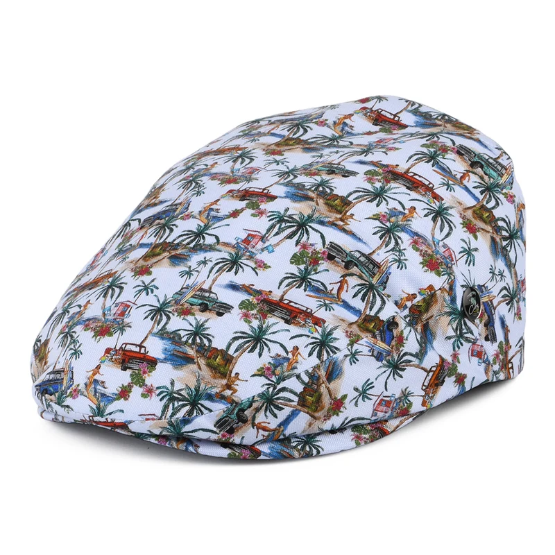 Casquette Plate en Coton Surfs Up multicolore CITY SPORT