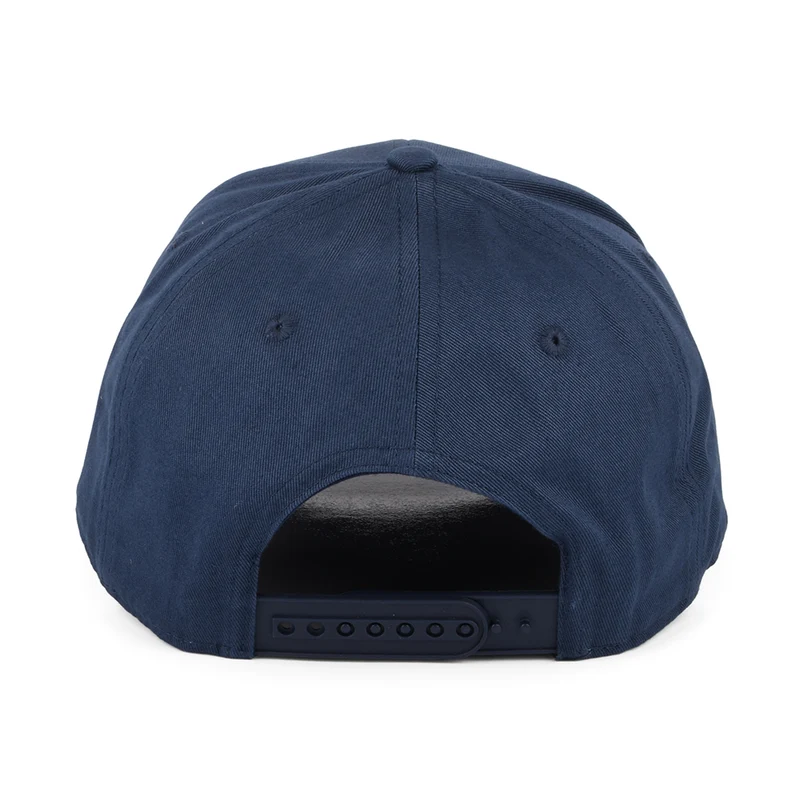 Casquette Snapback Structurée en Coton Sergé bleu marine NEW BALANCE