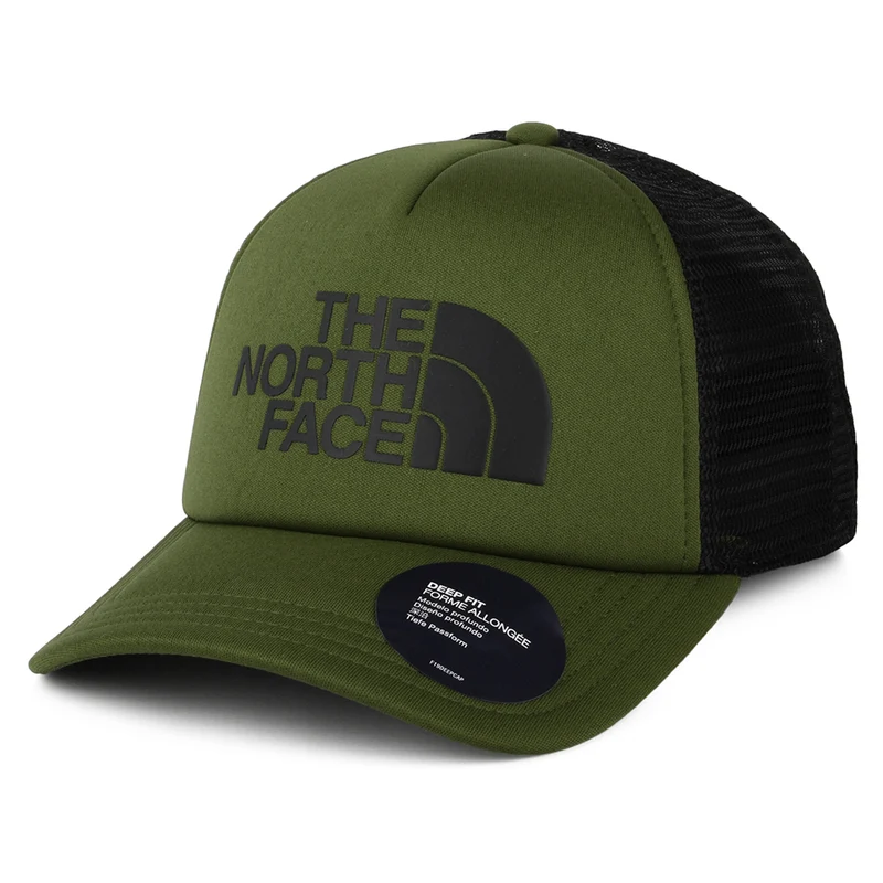 Casquette Trucker Calotte Profonde TNF Logo olive-noir THE NORTH FACE