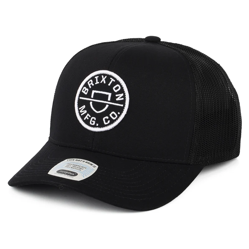 Casquette Trucker Crest NetPlus MP noir BRIXTON