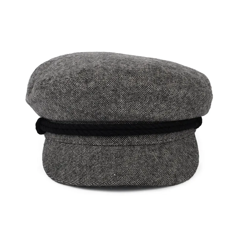 Casquette de Marin Chinée gris-noir BRIXTON