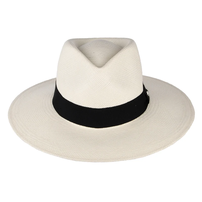 Chapeau Fedora Panama Aintree décoloré WHITELEY