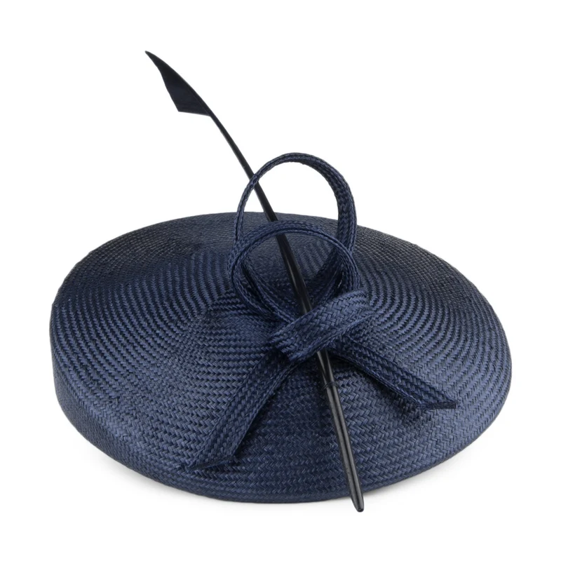 Chapeau Calot en Paille Pippa bleu marine WHITELEY