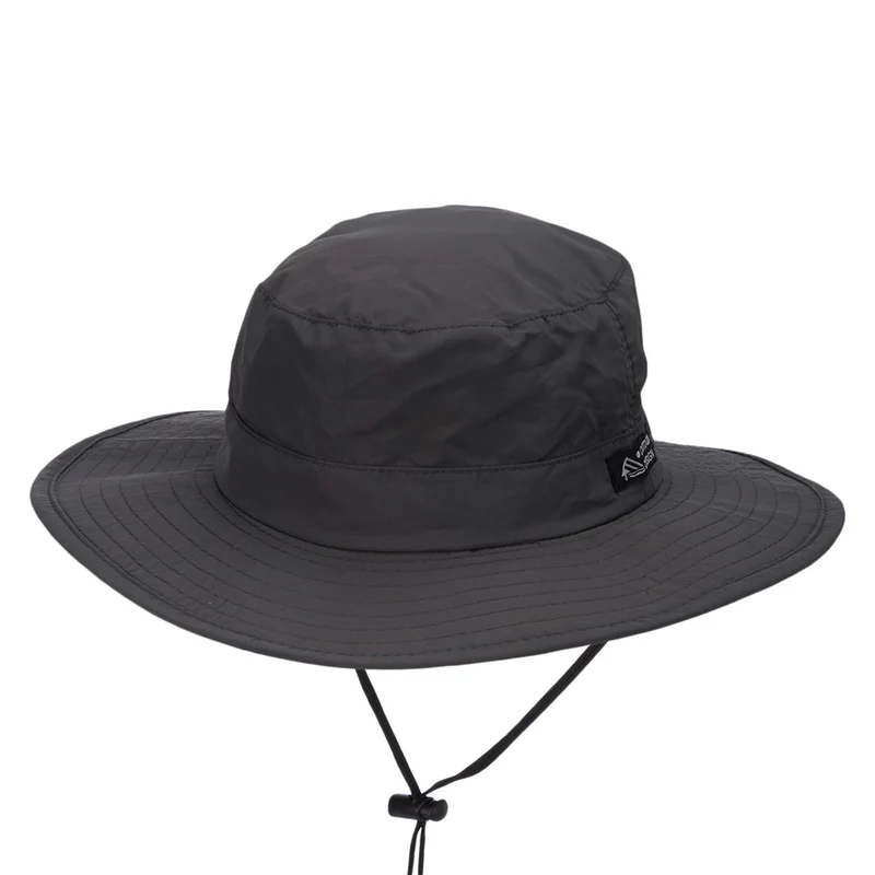 Chapeau Bob Boonie Pliable à Bord Large Evergreen anthracite DORFMAN PACIFIC