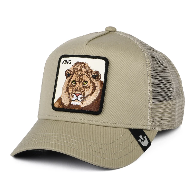 Casquette Trucker King Lion khaki GOORIN