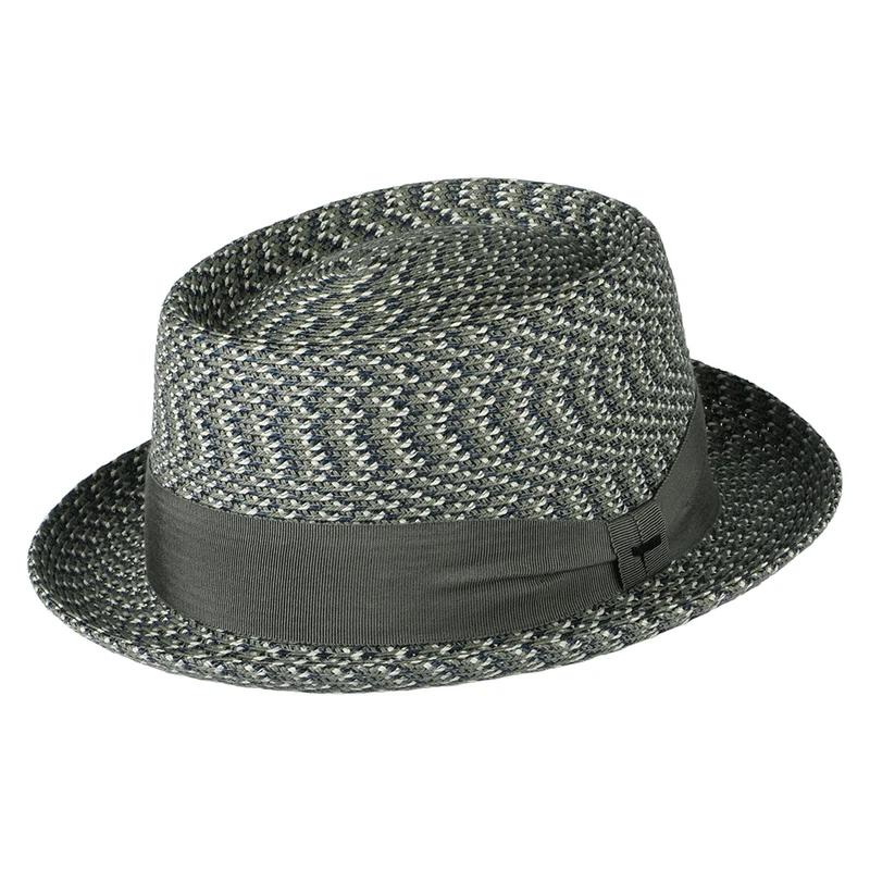 Chapeau Pork Pie Waits mélange de gris BAILEY