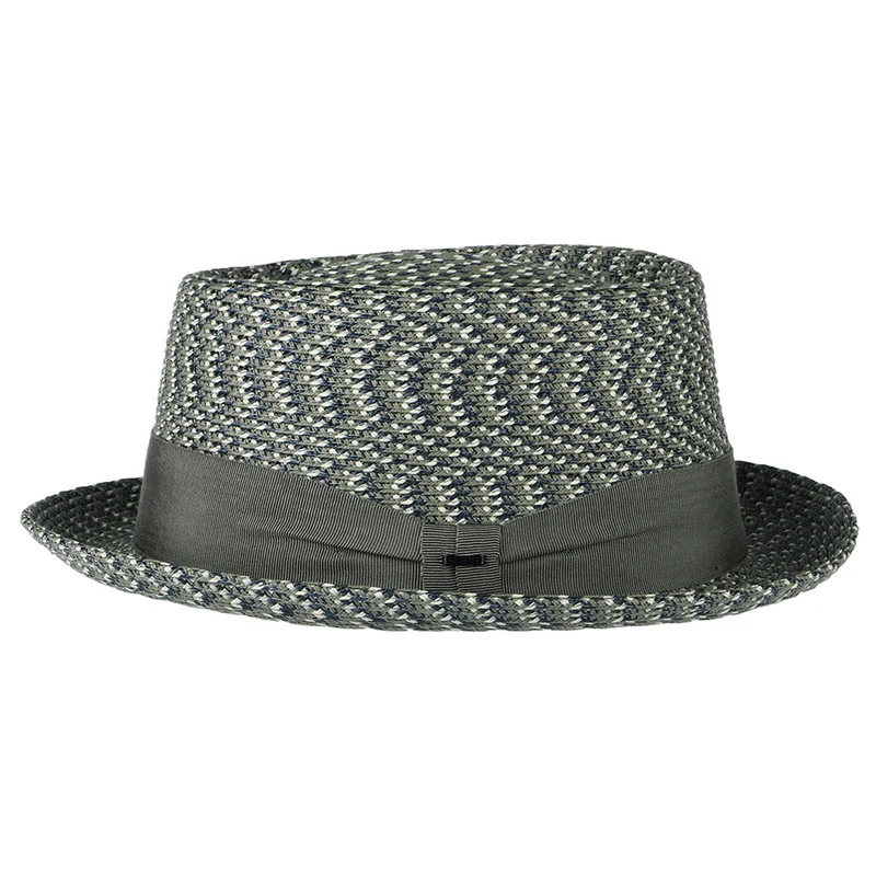 Chapeau Pork Pie Waits mélange de gris BAILEY