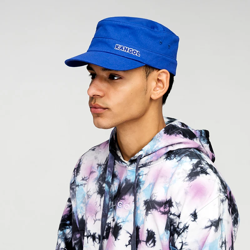 Casquette Militaire en Coton Sergé bleu KANGOL