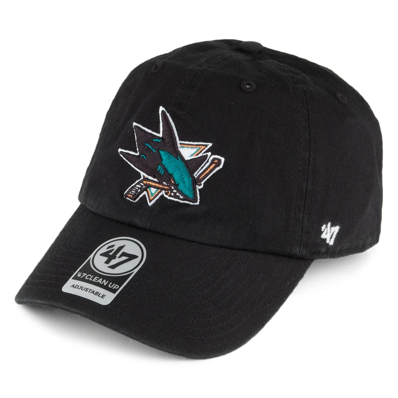 Casquette NHL Clean Up San Jose Sharks noir 47 BRAND