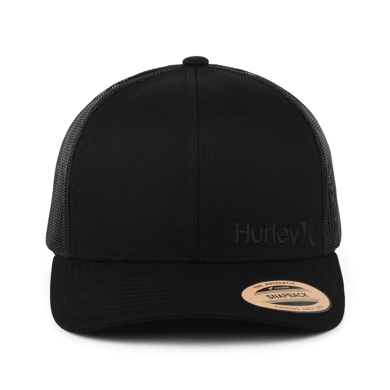 Casquette Trucker Corp Staple noir sur noir HURLEY