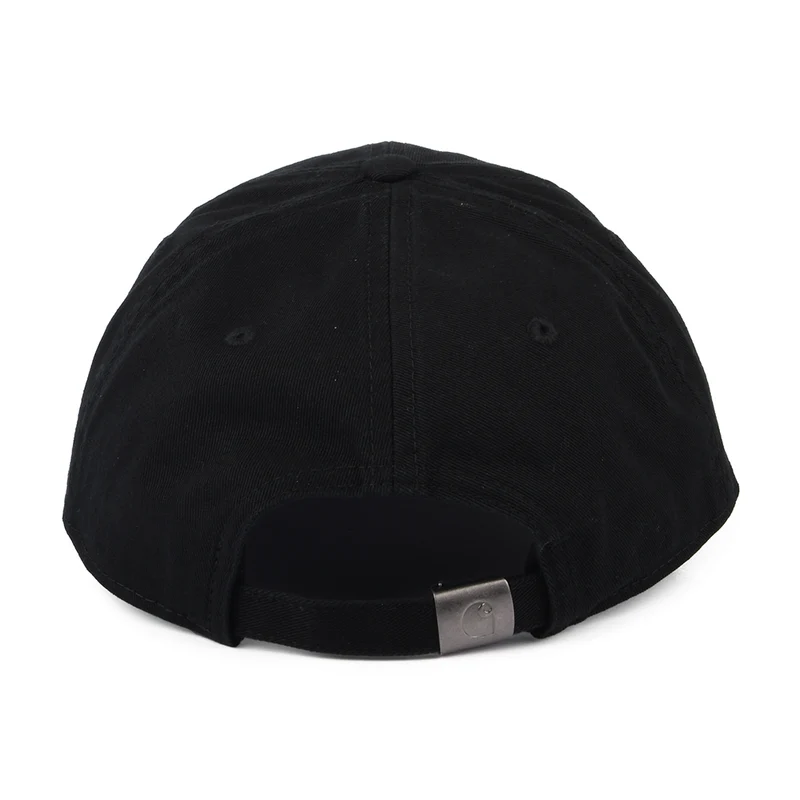 Casquette en Coton Sergé Delray noir-blanc CARHARTT WIP