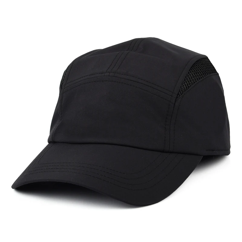 Casquette 5 Panel Hydrofuge Recyclée Airflo noir TILLEY