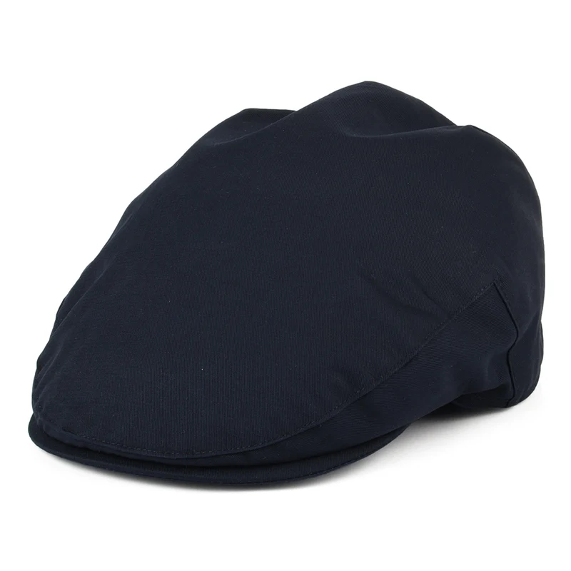 Casquette Plate Balmoral en Coton bleu marine CHRISTYS