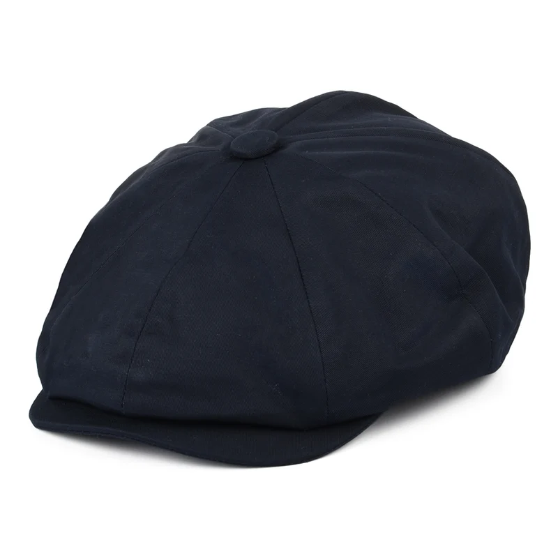 Casquette Gavroche à 8 Pans en Coton bleu marine CHRISTYS