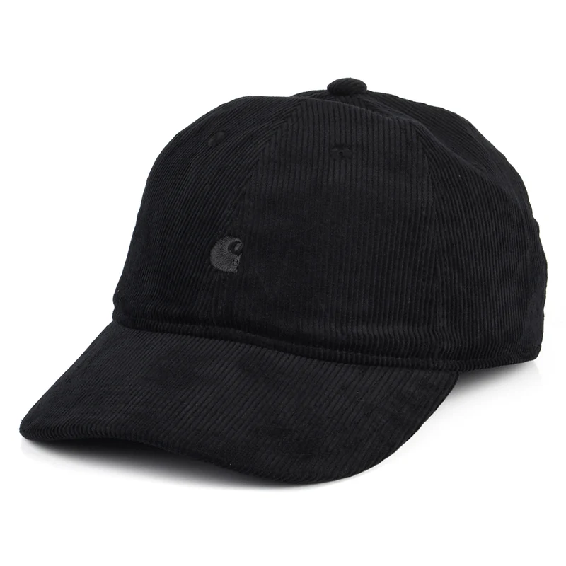 Casquette en Velours Côtelé Ton Sur Ton Harlem noir CARHARTT WIP