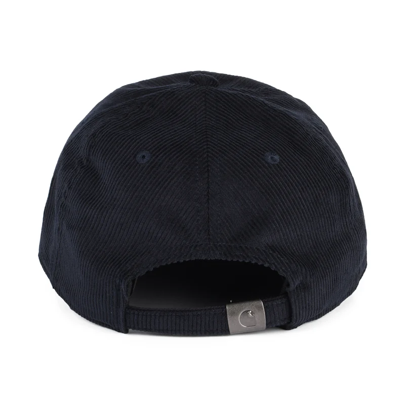 Casquette en Velours Côtelé Ton Sur Ton Harlem bleu marine foncé CARHARTT WIP