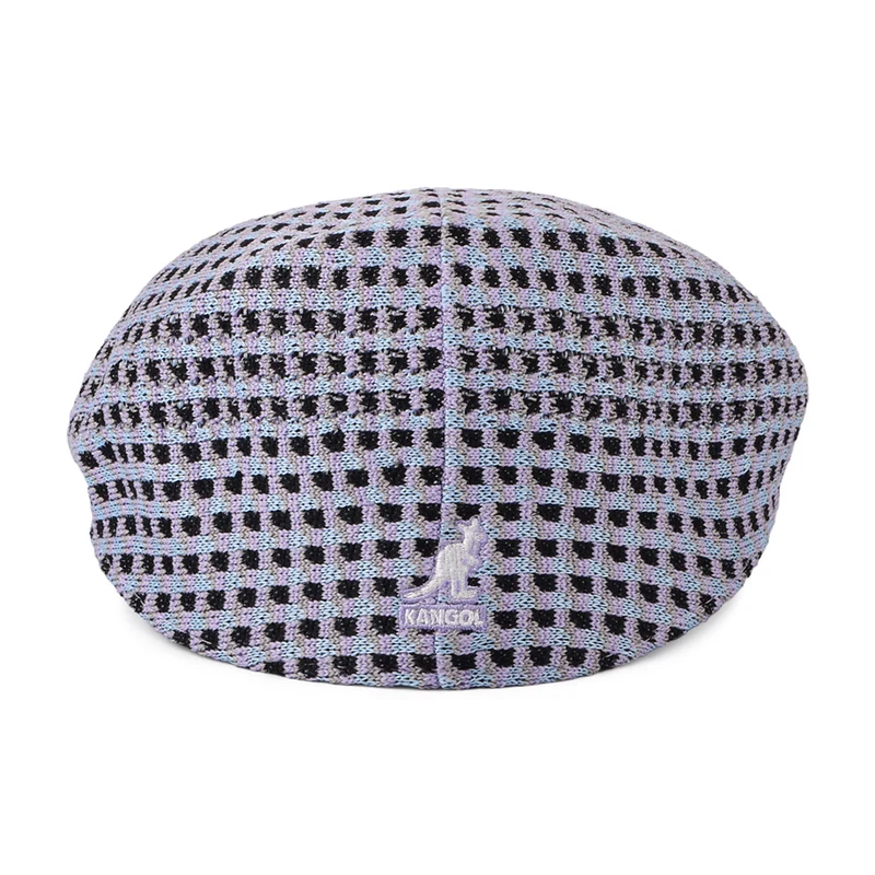 Casquette Plate en Tropic 504 Geo Board lavande KANGOL