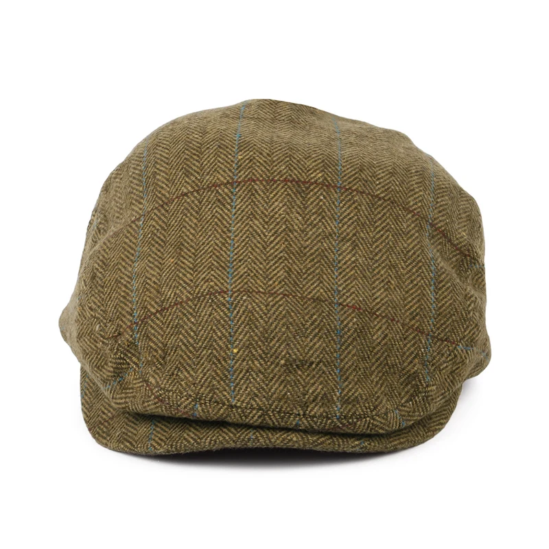 Casquette Plate Légère à Carreaux et Chevrons Hooligan marron-marron clair BRIXTON