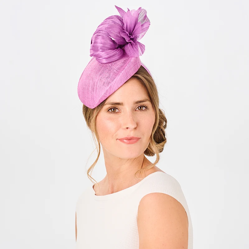 Chapeau Calot avec Fleur Eleanor magnolia FAILSWORTH